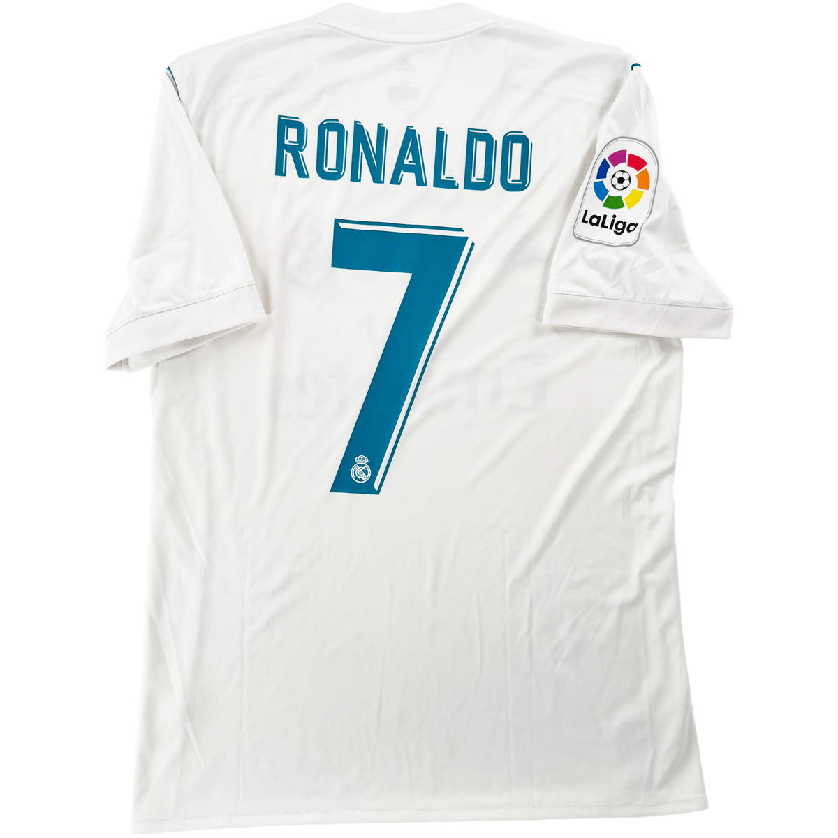 2017-18 Real Madrid Thuis Shirt Ronaldo #7 - 9/10 - (M) - Oldschool Voetbalshirts