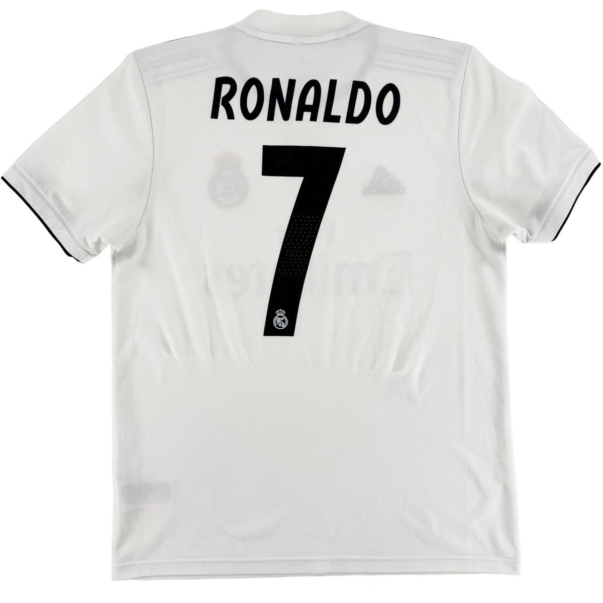 2018-19 Real Madrid Thuis Shirt Ronaldo #7 - 8/10 - (M) - Oldschool Voetbalshirts