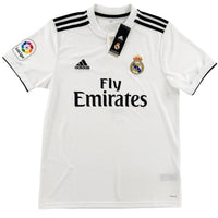 2018-19 Real Madrid Thuis Shirt Ronaldo #7 - Nieuw - (M) - Oldschool Voetbalshirts