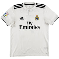2018-19 Real Madrid Thuis Shirt Ronaldo #7 - 8/10 - (M) - Oldschool Voetbalshirts