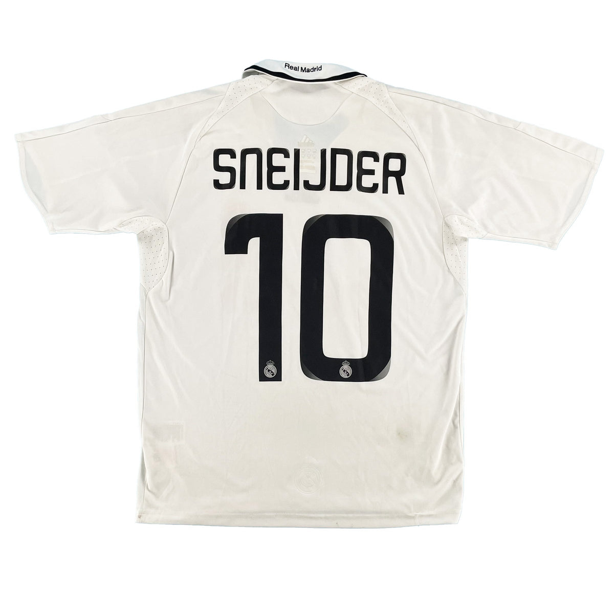 Real Madrid - Home Shirt - SNEIJDER #10 - 2008/09 - Size S - 6/10