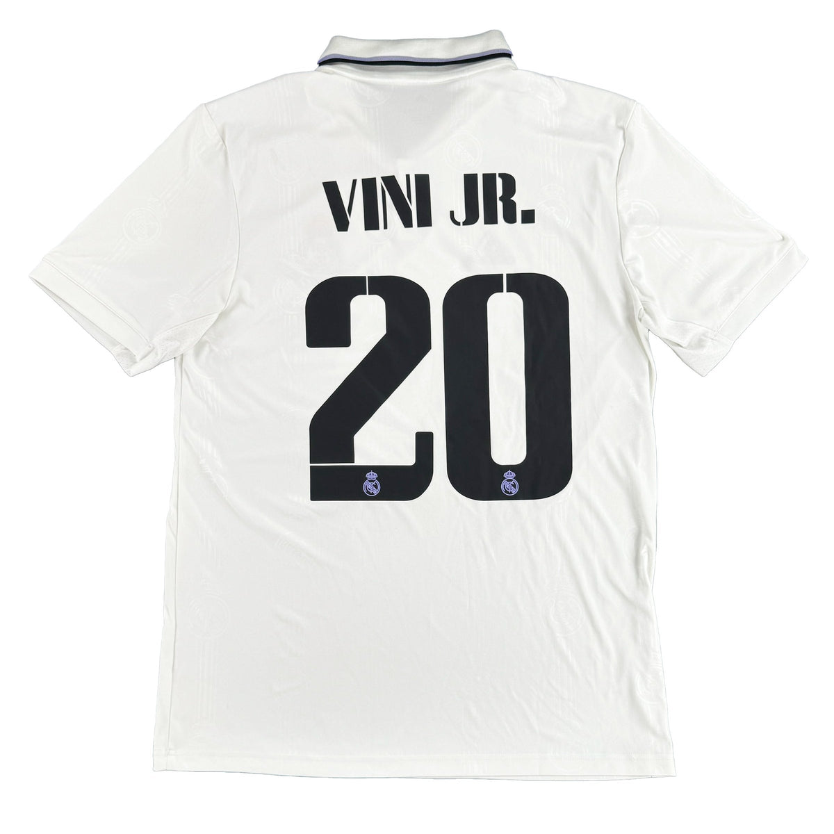 2022-23 Real Madrid Thuis Shirt Vini Jr. #20 - 8/10 - (L) - Oldschool Voetbalshirts