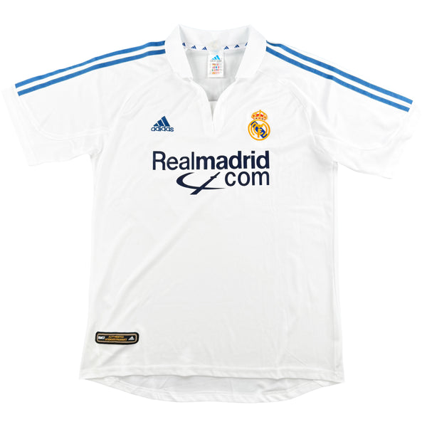 2001-02 Real Madrid Thuis Shirt Zidane #5 - 10/10 - (XL)