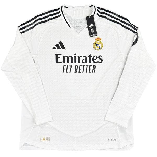 2024-25 Real Madrid Authentic Thuis Shirt Bellingham #5 - Nieuw - (XL)