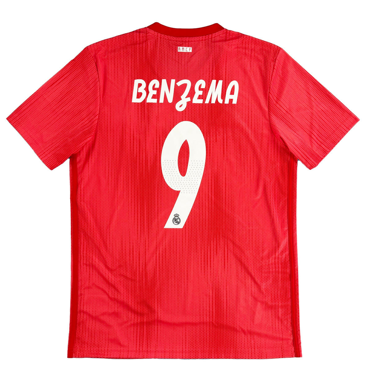 2018-19 Real Madrid Derde Shirt Benzema #9 - 9/10 - (M) - Oldschool Voetbalshirts