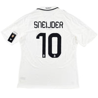 2008-09 Real Madrid Thuis Shirt Sneijder #10 - Nieuw - (XL)
