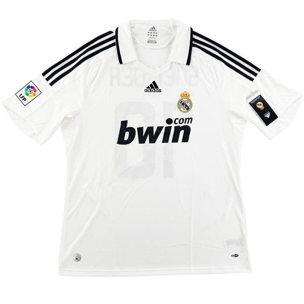 2008-09 Real Madrid Thuis Shirt Sneijder #10 - Nieuw - (XL)