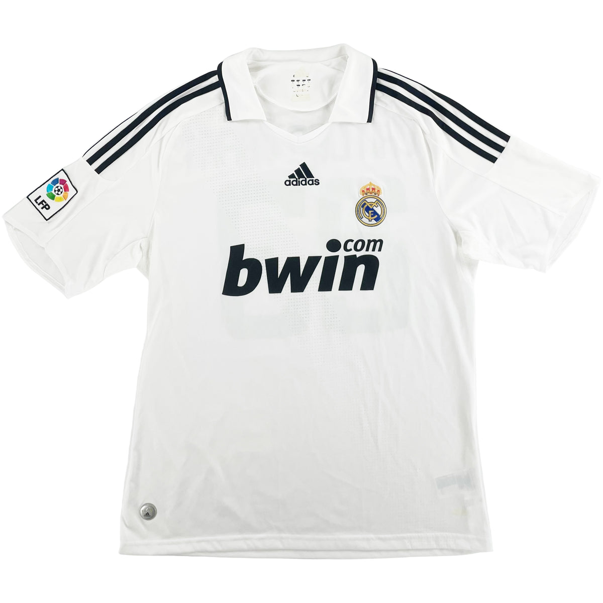 2008-09 Real Madrid Home Shirt Van Der Vaart #23 - 8/10 - (L)