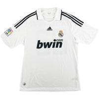 2008-09 Real Madrid Home Shirt Van Der Vaart #23 - 8/10 - (L)