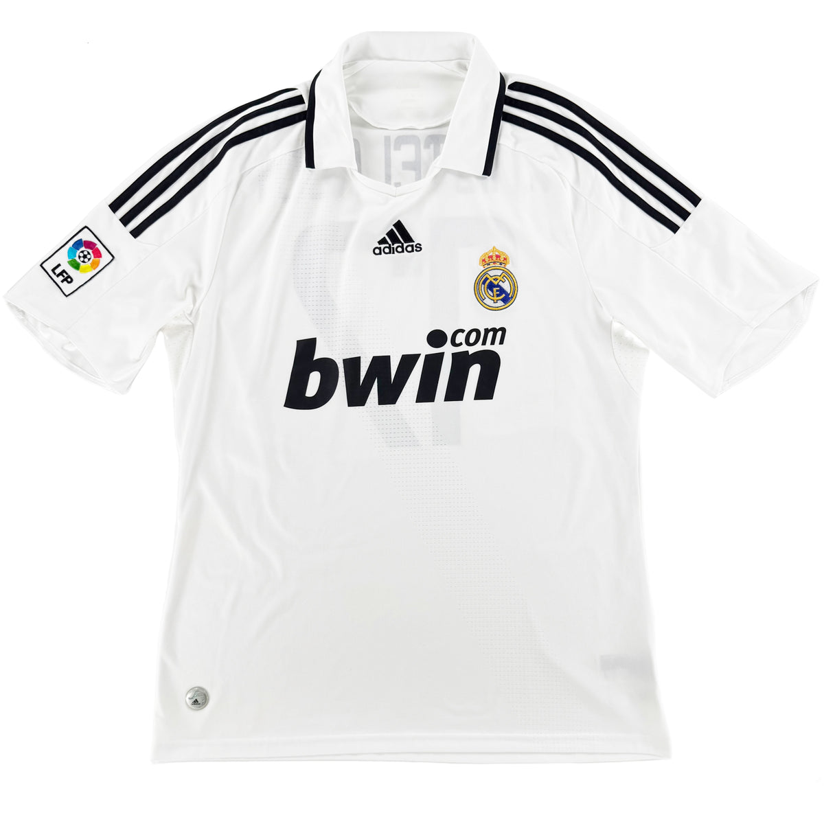 2008-09 Real Madrid Thuis Shirt Van Nistelrooij #17 - 8/10 - (L)