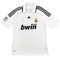 2008-09 Real Madrid Thuis Shirt Van Nistelrooij #17 - 8/10 - (L)