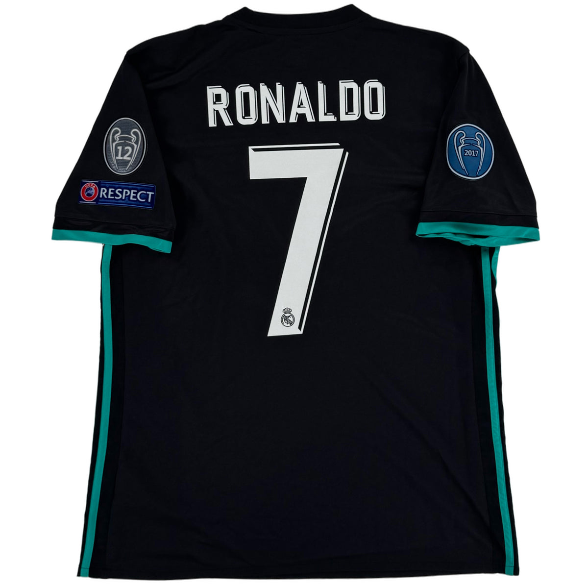 2017-18 Real Madrid Uit Shirt Ronaldo #7 - 10/10 - (L) - Oldschool Voetbalshirts