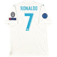 2017-18 Real Madrid Thuis Shirt Ronaldo - Oldschool Voetbalshirts