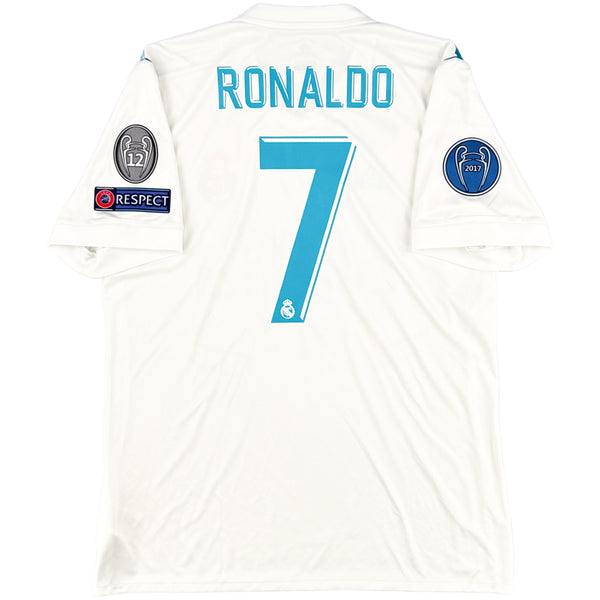 2017-18 Real Madrid Thuis Shirt Ronaldo - Oldschool Voetbalshirts