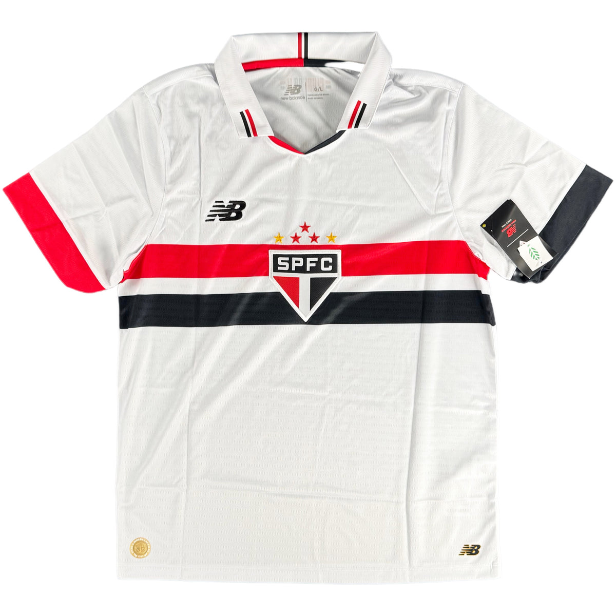 2024 Sao Paulo Thuis Shirt - Nieuw - (L) - Oldschool Voetbalshirts