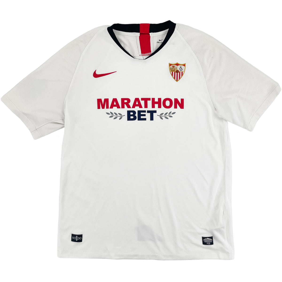 2019-20 Sevilla Thuis Shirt - 8/10 - (L) - Oldschool Voetbalshirts