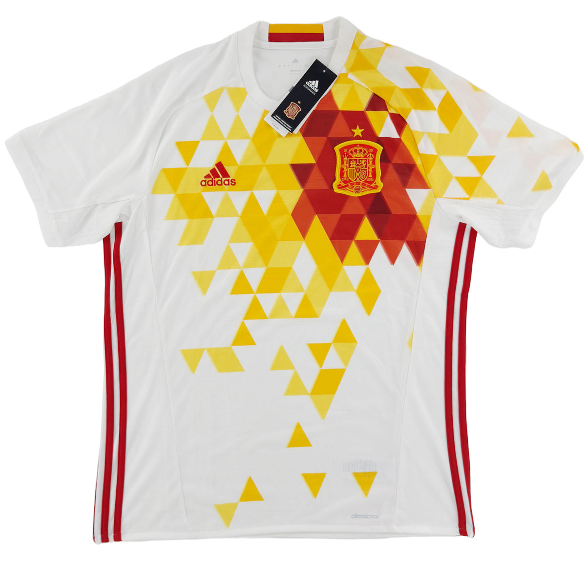 2016 Spanje EK Uit Shirt - Oldschool Voetbalshirts