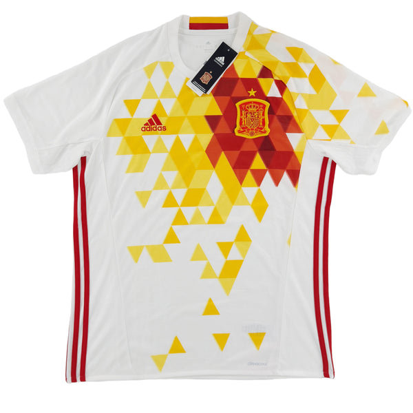 2016 Spanje EK Uit Shirt - Oldschool Voetbalshirts