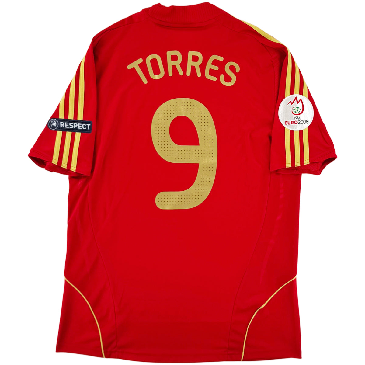 2008 Spanje EK Thuis Shirt Torres - Oldschool Voetbalshirts