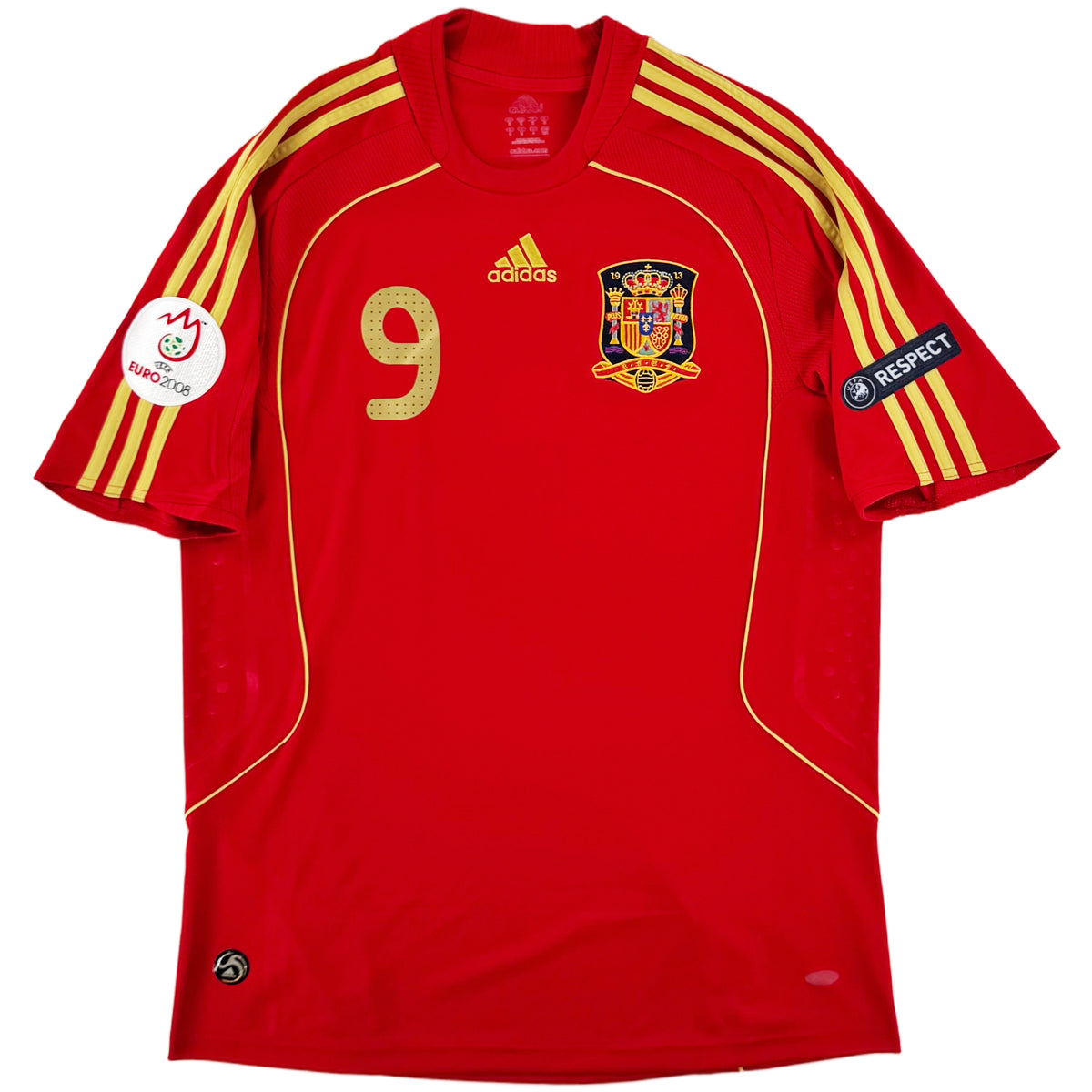 2008 Spanje EK Thuis Shirt Torres - Oldschool Voetbalshirts