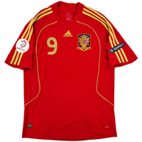 2008 Spanje EK Thuis Shirt Torres - Oldschool Voetbalshirts