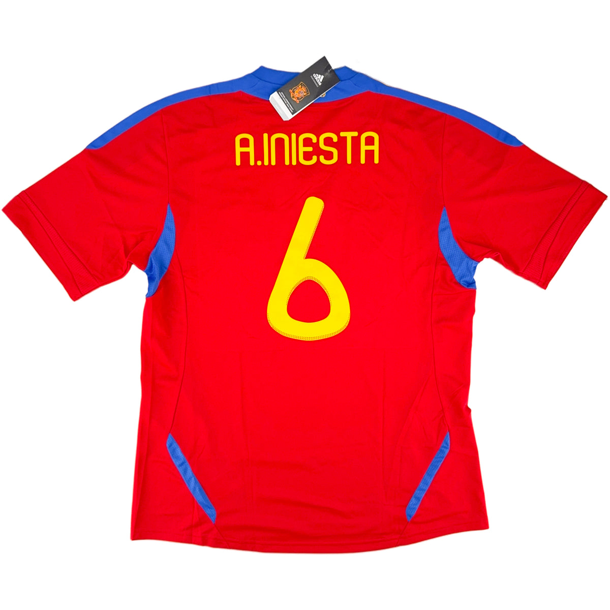 2010-11 Spanje Thuis Shirt Iniesta