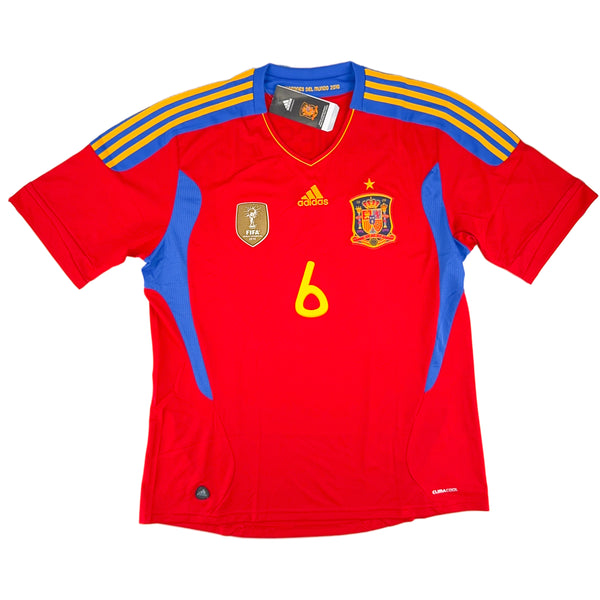2010-11 Spain Home Shirt Iniesta
