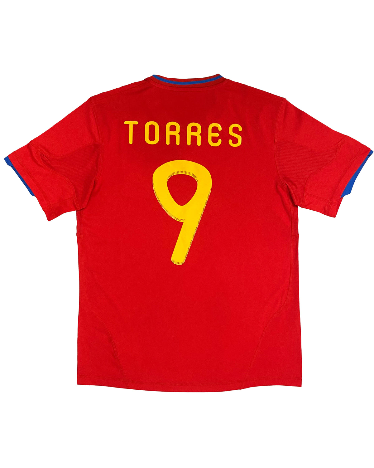 Spain - Home Shirt - TORRES #9 - 2010 World Cup - Size M
