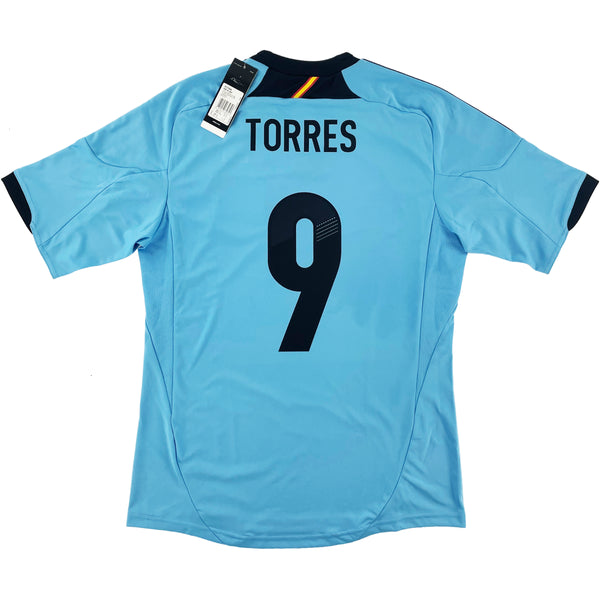 2012 Spanje EK Uit Shirt Torres - Oldschool Voetbalshirts