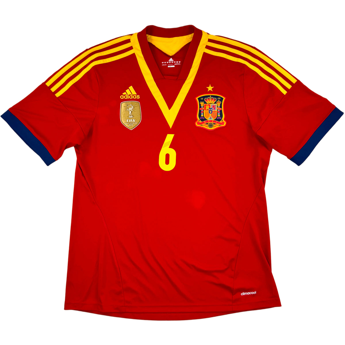 2013-14 Spanje Thuis Shirt Iniesta - Oldschool Voetbalshirts