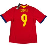 2012 Spanje EK Thuis Shirt Torres - Oldschool Voetbalshirts