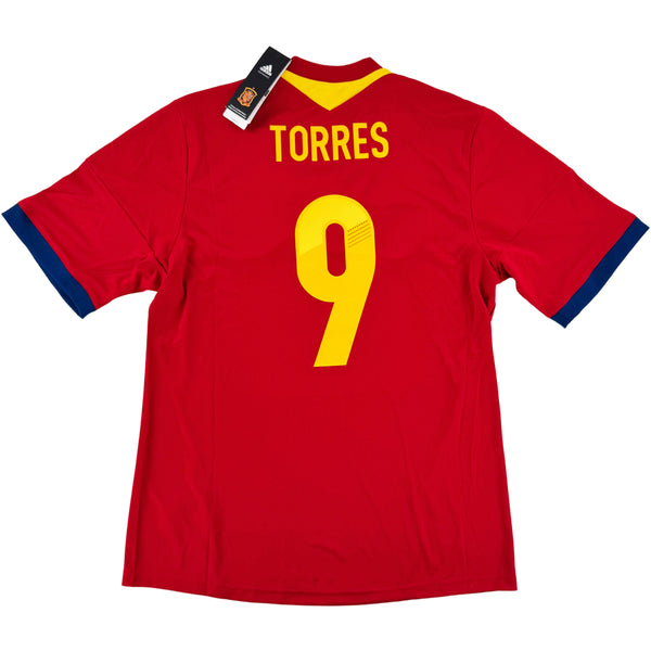2012 Spanje EK Thuis Shirt Torres - Oldschool Voetbalshirts