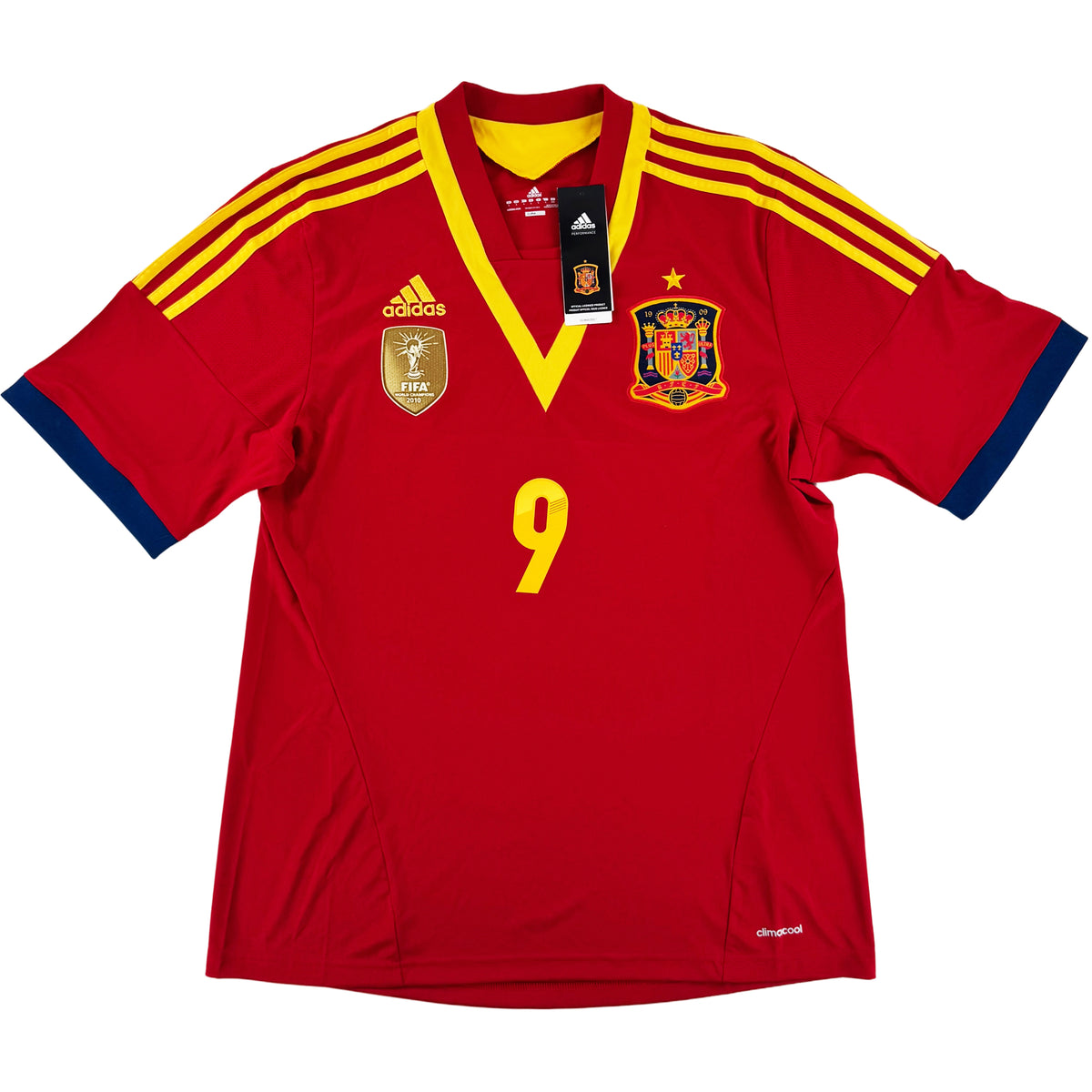 2012 Spanje EK Thuis Shirt Torres - Oldschool Voetbalshirts
