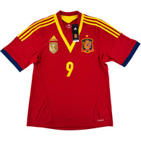 2012 Spanje EK Thuis Shirt Torres - Oldschool Voetbalshirts
