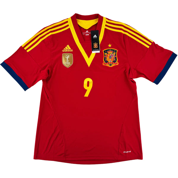 2012 Spanje EK Thuis Shirt Torres - Oldschool Voetbalshirts