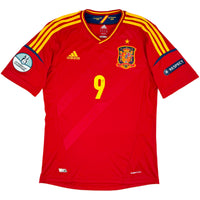 2012 Spanje EK Thuis Shirt Torres - Oldschool Voetbalshirts