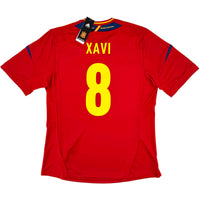 2012 Spain EURO Home Shirt Xavi