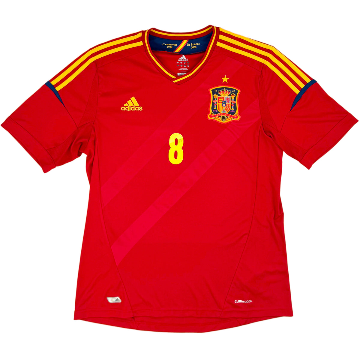 2012 Spanje EK Thuis Shirt Xavi - Oldschool Voetbalshirts