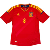 2012 Spanje EK Thuis Shirt Xavi - Oldschool Voetbalshirts