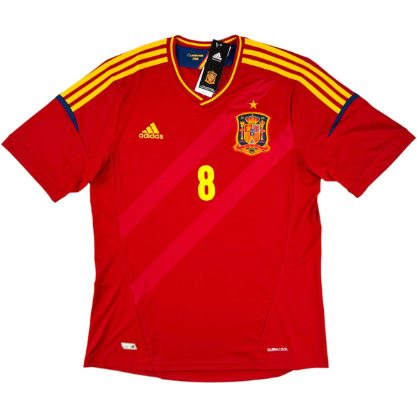 2012 Spain EURO Home Shirt Xavi