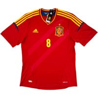 2012 Spain EURO Home Shirt Xavi