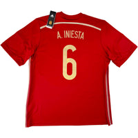 2014 Spanien WM Heimtrikot Iniesta