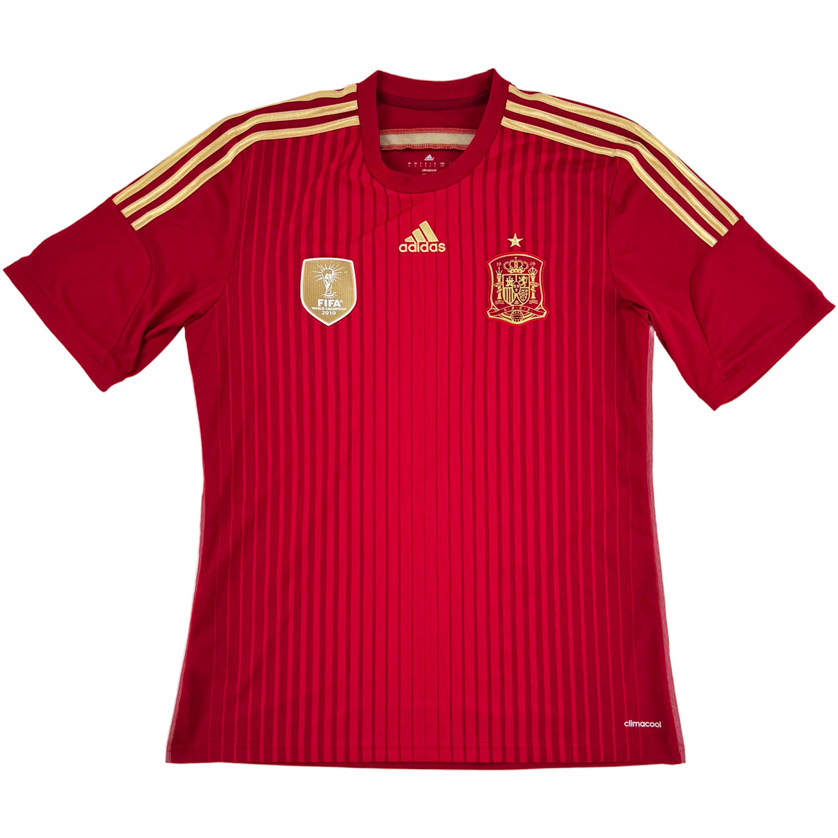 2014 Spanje WK Thuis Shirt - 9/10 - (L) - Oldschool Voetbalshirts