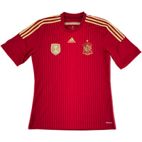 2014 Spanje WK Thuis Shirt - 9/10 - (L) - Oldschool Voetbalshirts