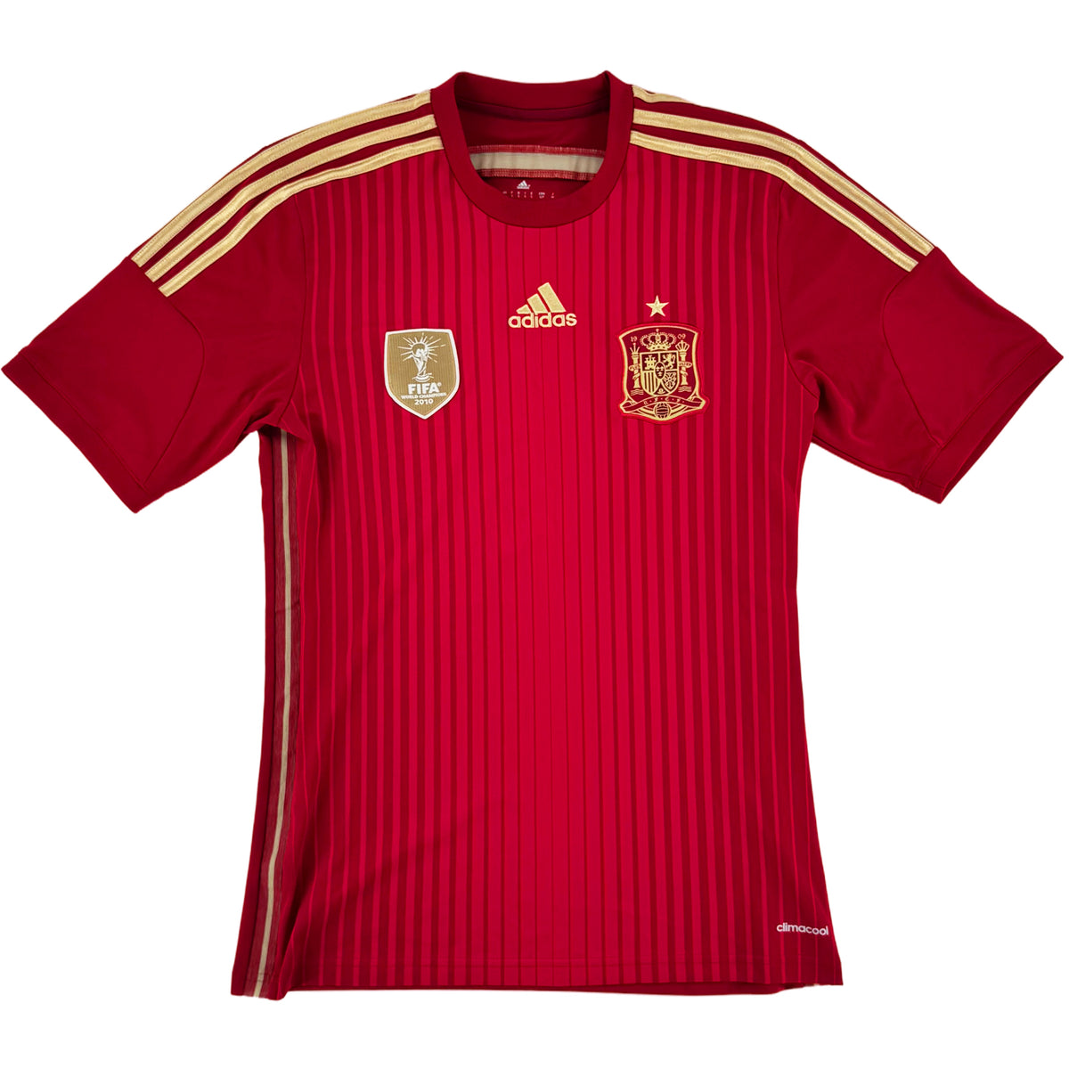 2014 Spanje WK Thuis Shirt - 9/10 - (S) - Oldschool Voetbalshirts