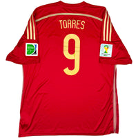 2014 Spanje WK Thuis Shirt Torres - Oldschool Voetbalshirts