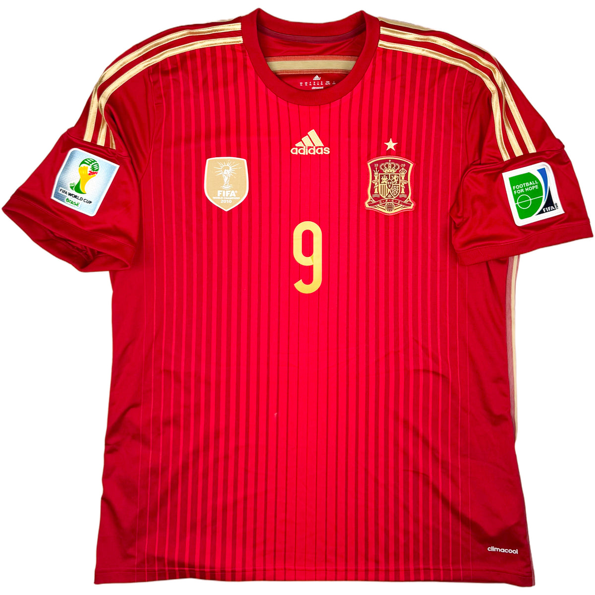 2014 Spanje WK Thuis Shirt Torres - Oldschool Voetbalshirts