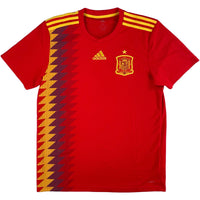 WK 2018 Spanje Thuis Shirt - 10/10 - (M) - Oldschool Voetbalshirts