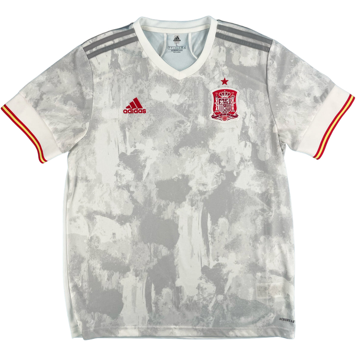EK 2020 Spanje Uit Shirt - 9/10 - (L) - Oldschool Voetbalshirts