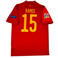 2020-21 Spanje Thuis Shirt Sergio Ramos - Oldschool Voetbalshirts